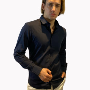 Πουκάμισο Slim Fit Navy Blue