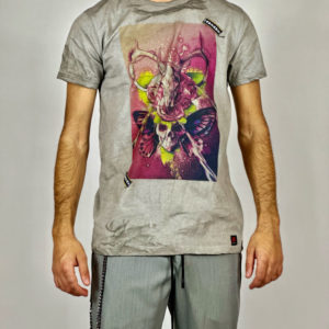 T-shirt Γκρι Skuls