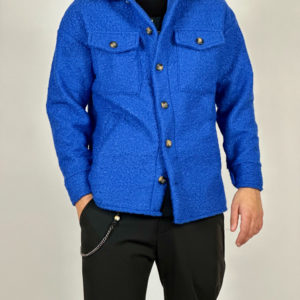 Ζακέτα Capospalla Royal Blue Μπουκλε
