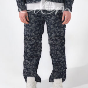Παντελόνι Cargo Μπροκαρ Dark Blue