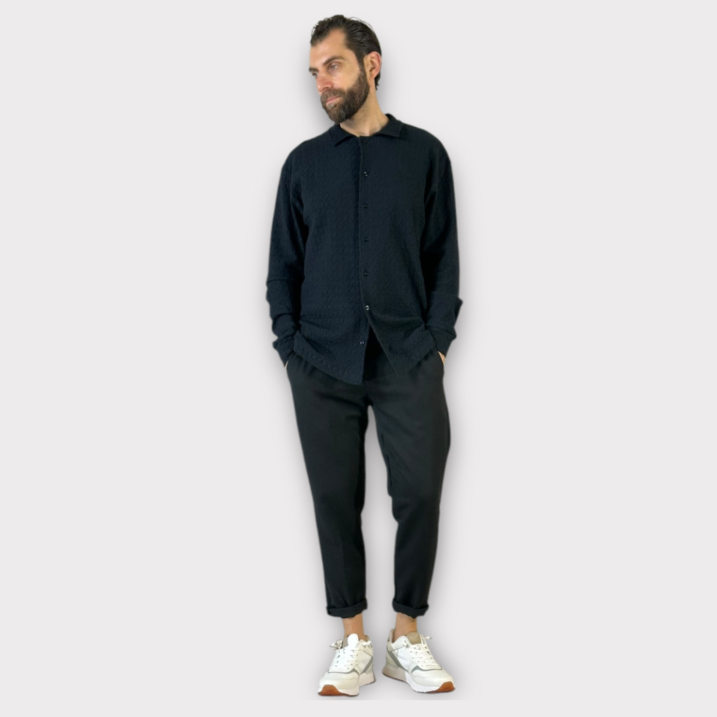 Takeshy Kurosawa Camicia Goffrata