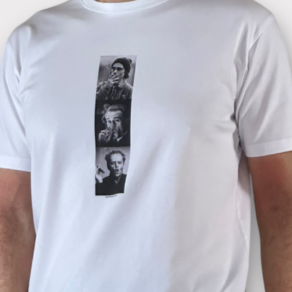 T-shirt Stars Smoke