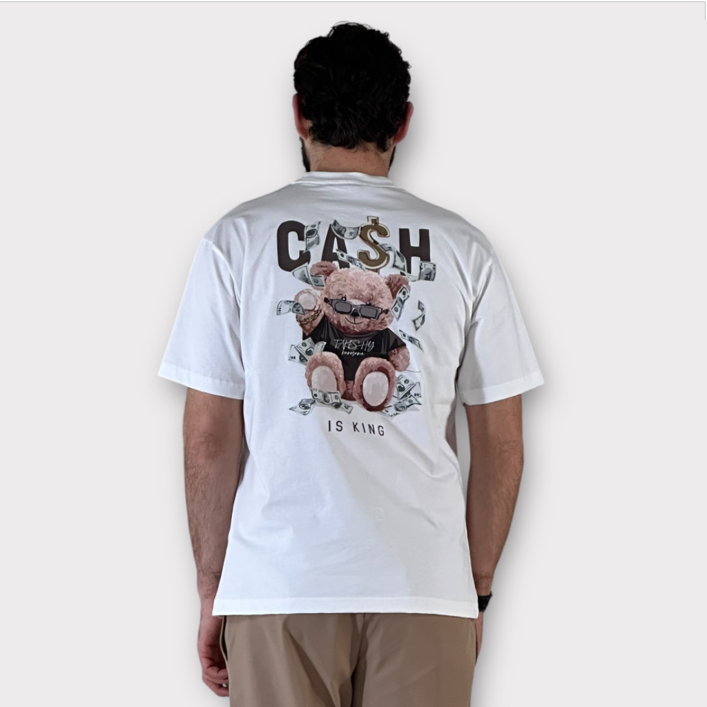 Takeshy Kurosawa T-shirt St. Teddy Money White