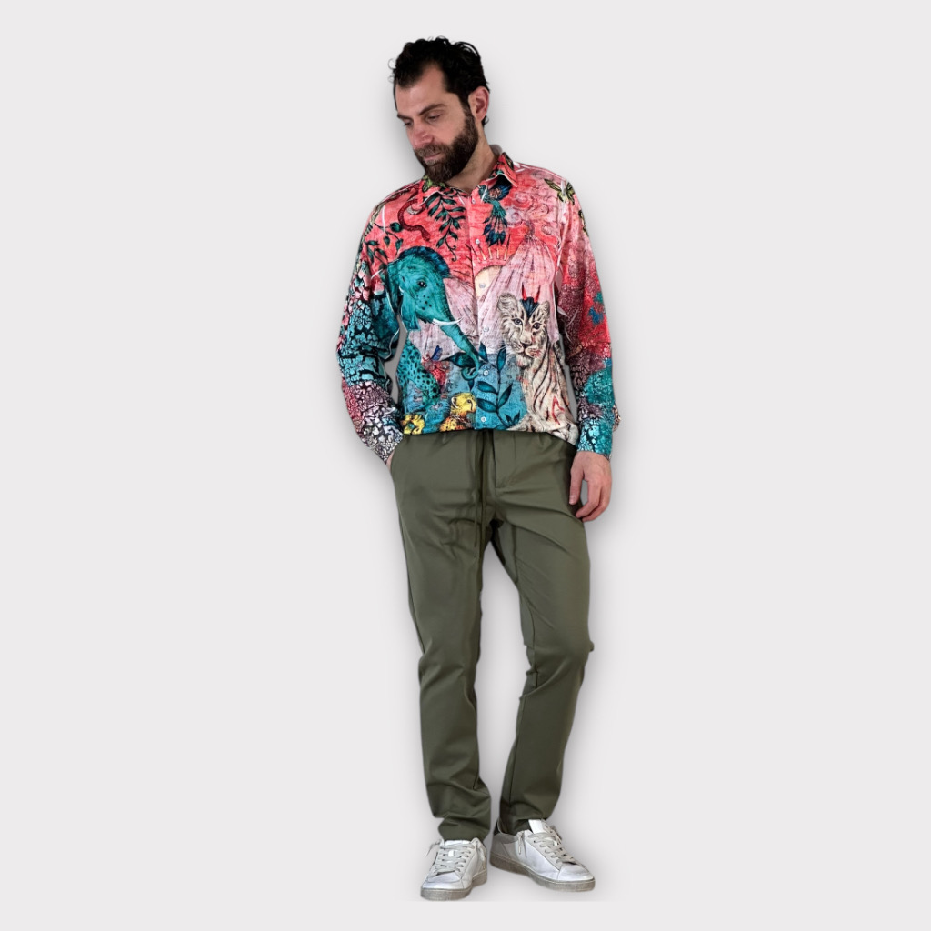 Παντελόνι Comfort Fit Χακι