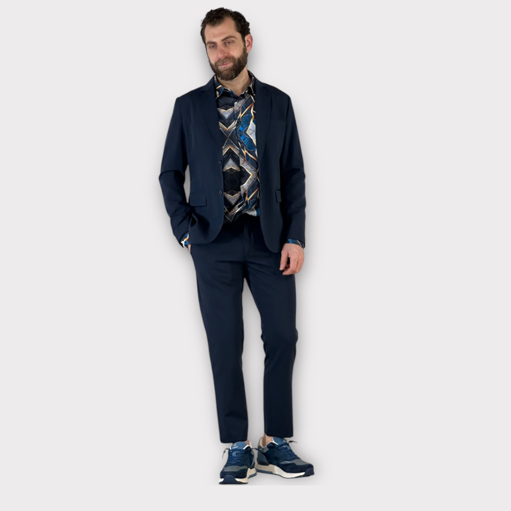 Κοστούμι Regular Fit Blue