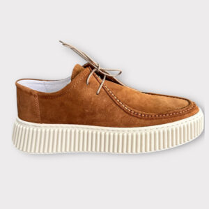 Sneakers Castor Leather Camel