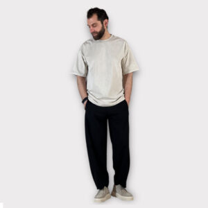 T-shirt Oversized Apricot Με Οψη Ξεβαμμένου