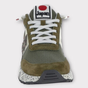 Lotto Leggenda Tokyo Ginza Prt Dco -Dark Olive /All Black/Salsa Red