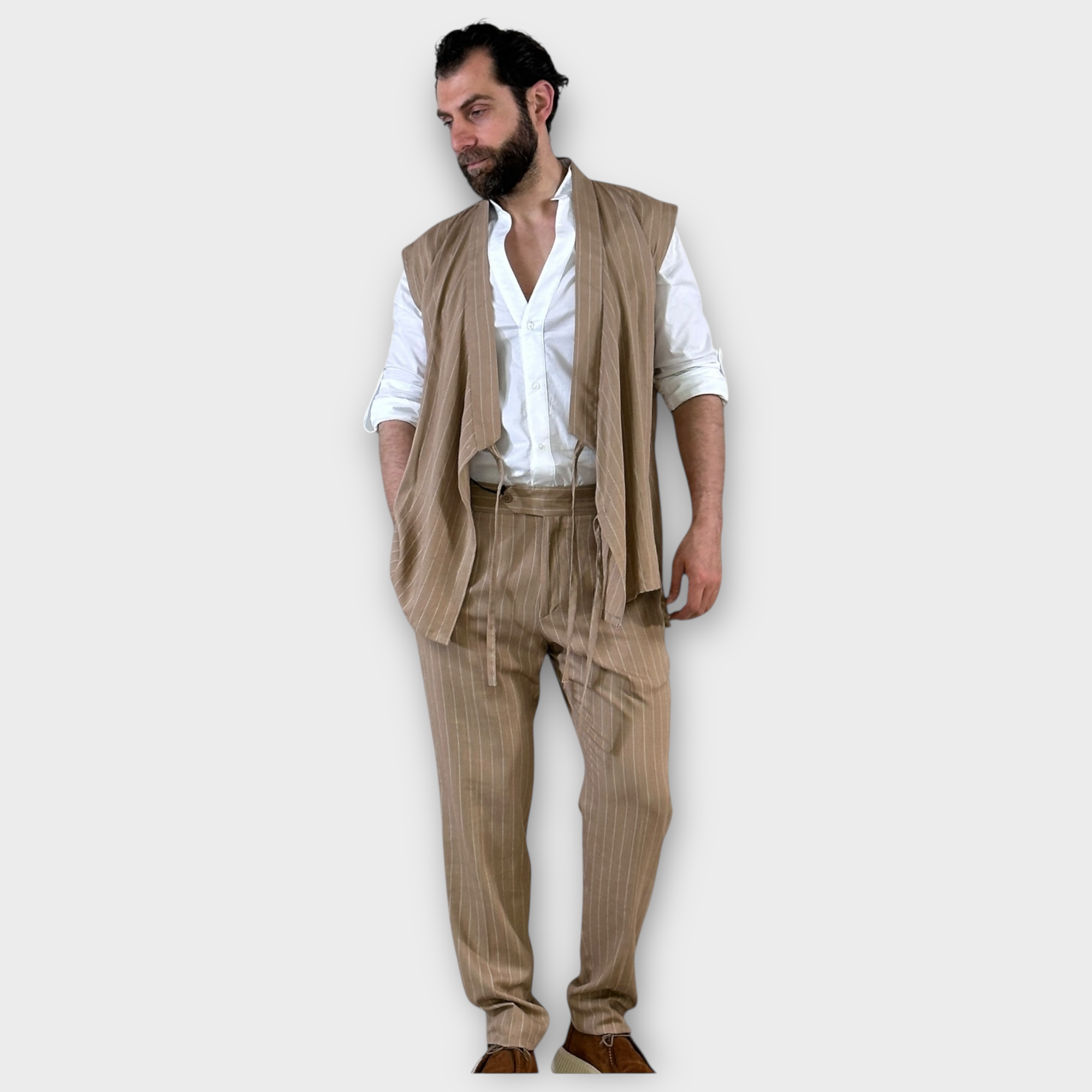 Γιλέκο Ριγε Karl Camel
