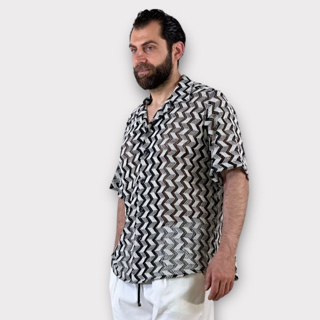 Πουκάμισο Karl Ζακαρ Με Γεωμετρικά