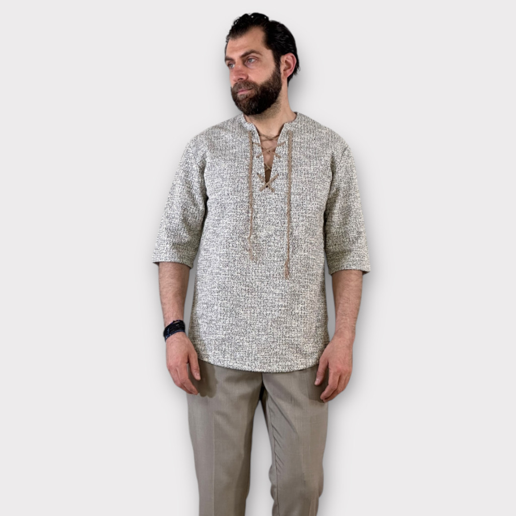 T-shirt Με Κορδόνια Cacao