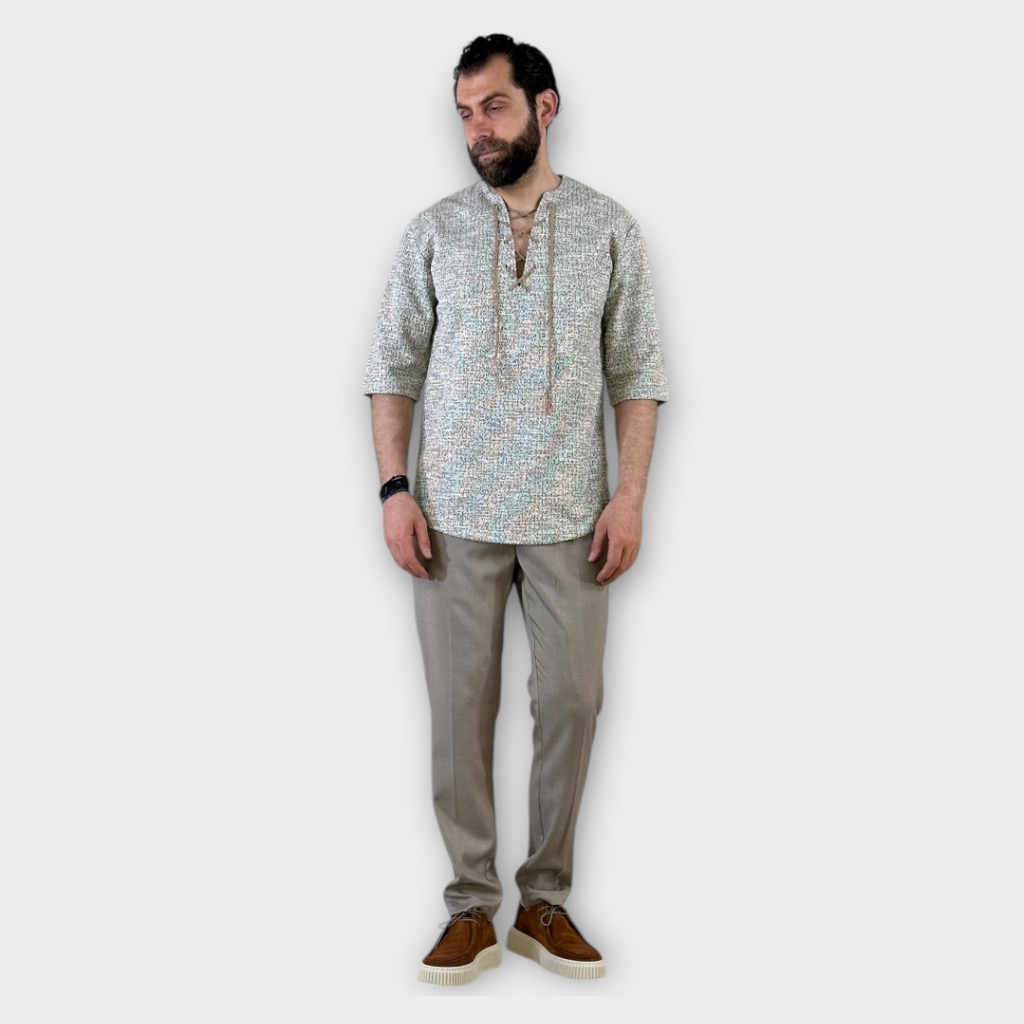 T-shirt Με Κορδόνια Cacao