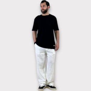 Takeshy Kurosawa T-shirt Lino/Cottone Black