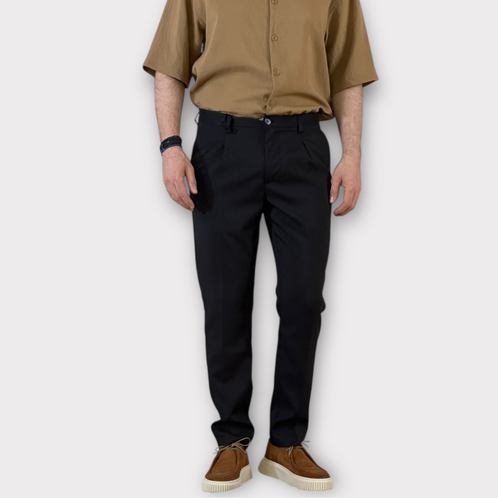 Takeshy Kurosawa Pantalone Con Laccio Black