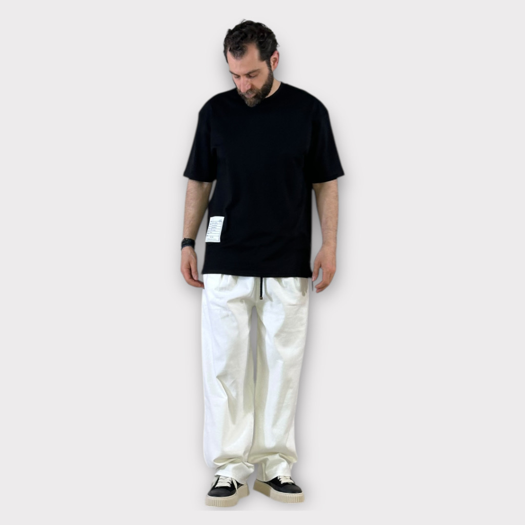 Takeshy Kurosawa T-shirt Over Zip Black