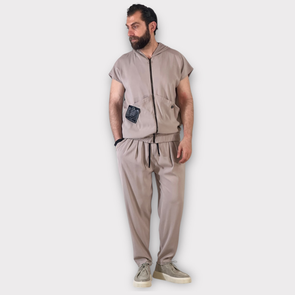 Takeshy Kurosawa Smanicato Zip Beige
