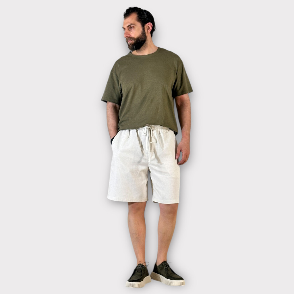 Βερμούδα Misto Relaxed Fit Burro