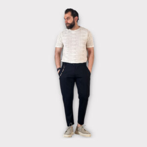 Παντελόνι Straight Fit Misto Nero