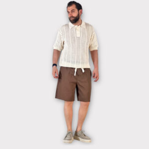 Βερμουδα Misto Relaxed Fit Cacao