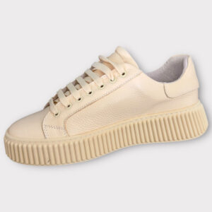 Sneakers Leather Beige