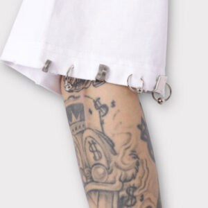 T-Shirt Με Τρουκς Λευκο