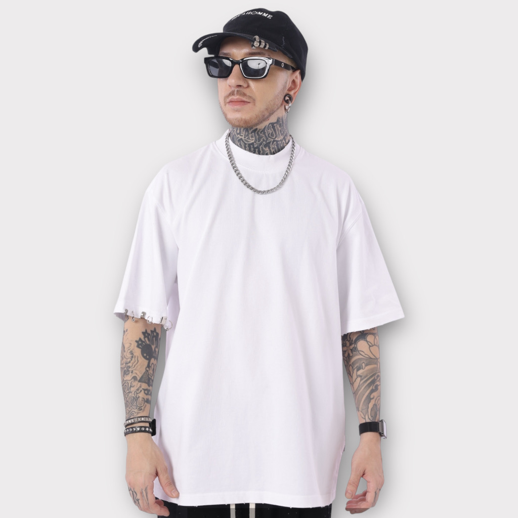 IMG 7553 T-Shirt Με Τρουκς Λευκο