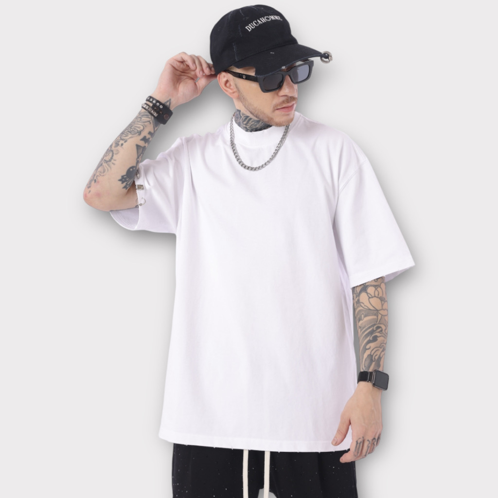 IMG 7555 T-Shirt Με Τρουκς Λευκο