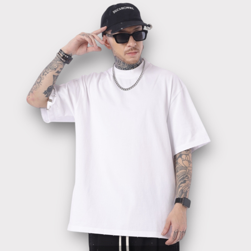 IMG 7557 T-Shirt Με Τρουκς Λευκο