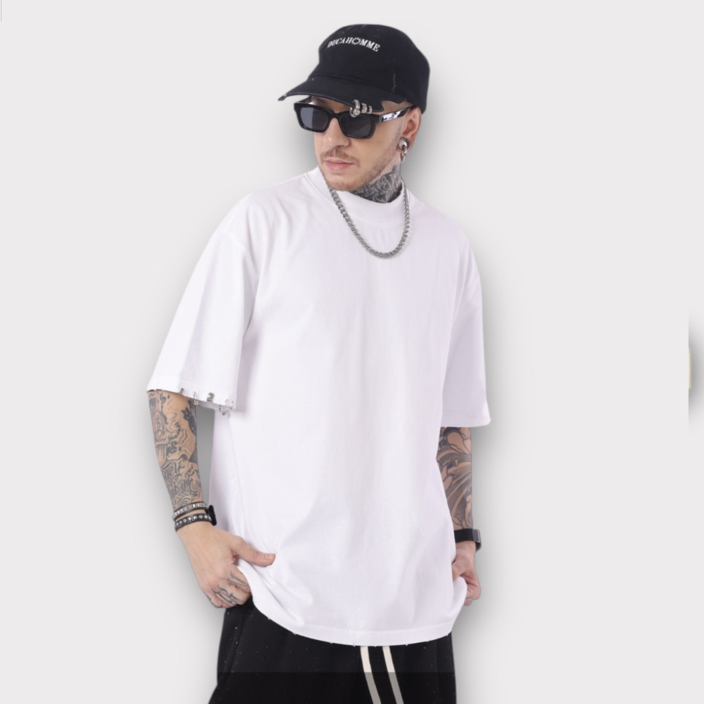IMG 7558 T-Shirt Με Τρουκς Λευκο