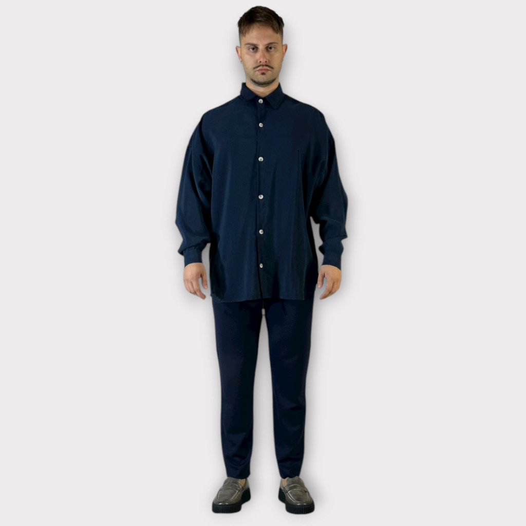 Παντελόνι Relaxed Fit Vsc Cotton Blue
