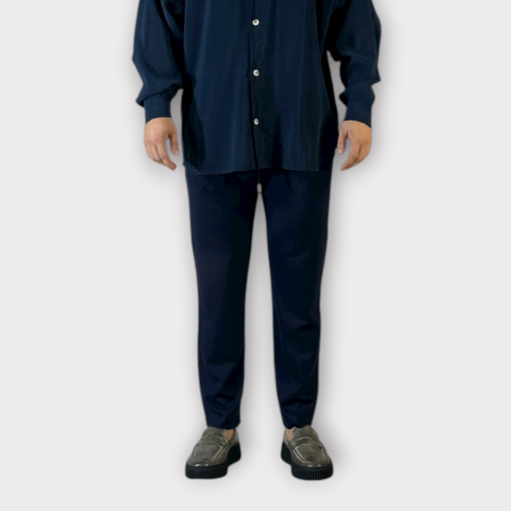 IMG 0024 Παντελόνι Relaxed Fit Vsc Cotton Blue