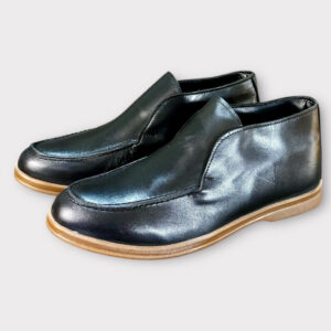 Μποτάκι Leather Nappa Black