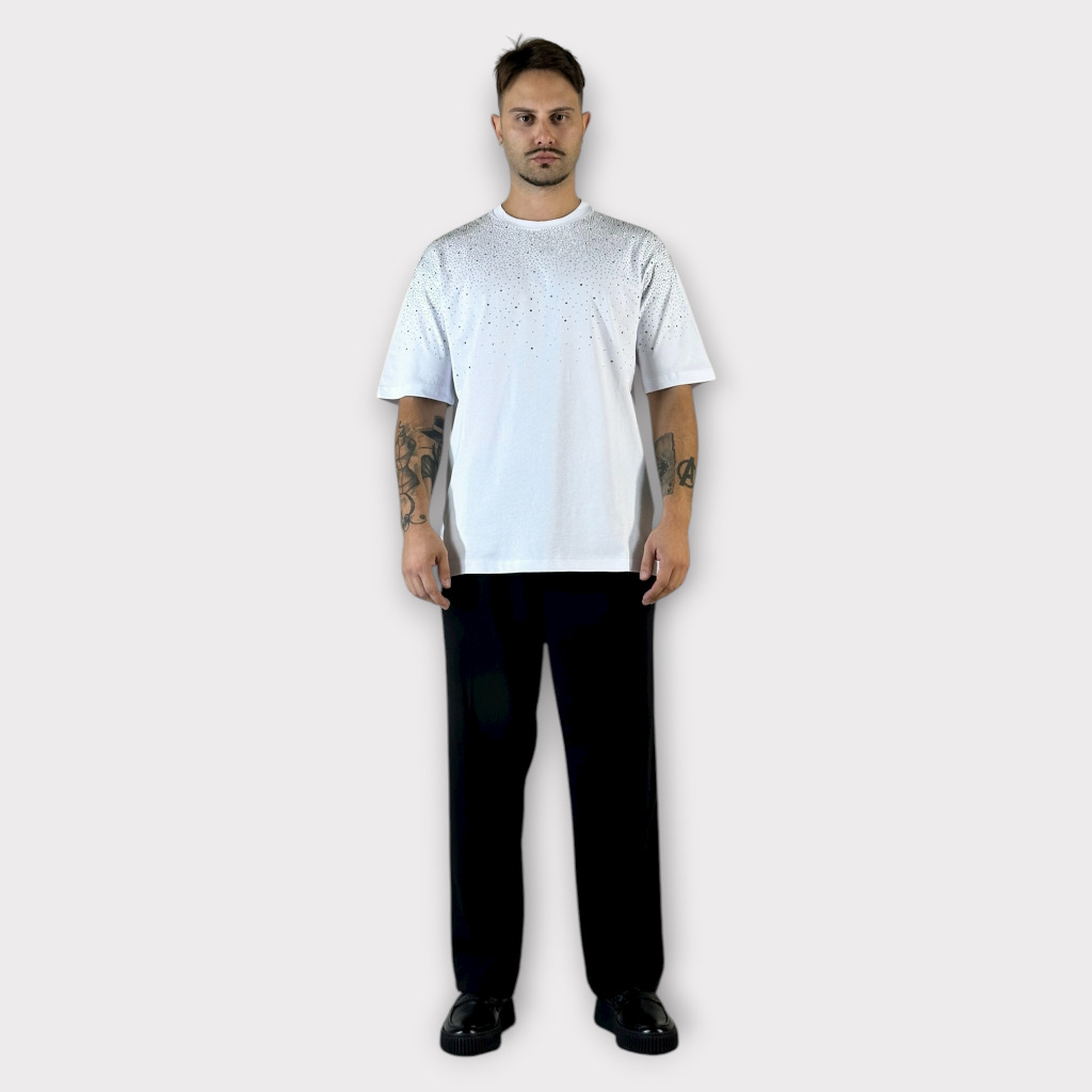 IMG 9699 T-shirt White Strass
