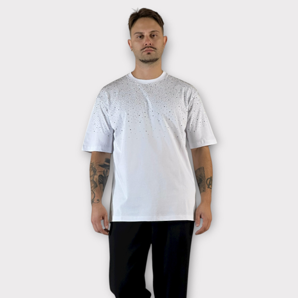 IMG 9704 T-shirt White Strass