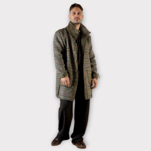 Takeshy Kurosawa Cappotto British Tess in Contrasto Var 2