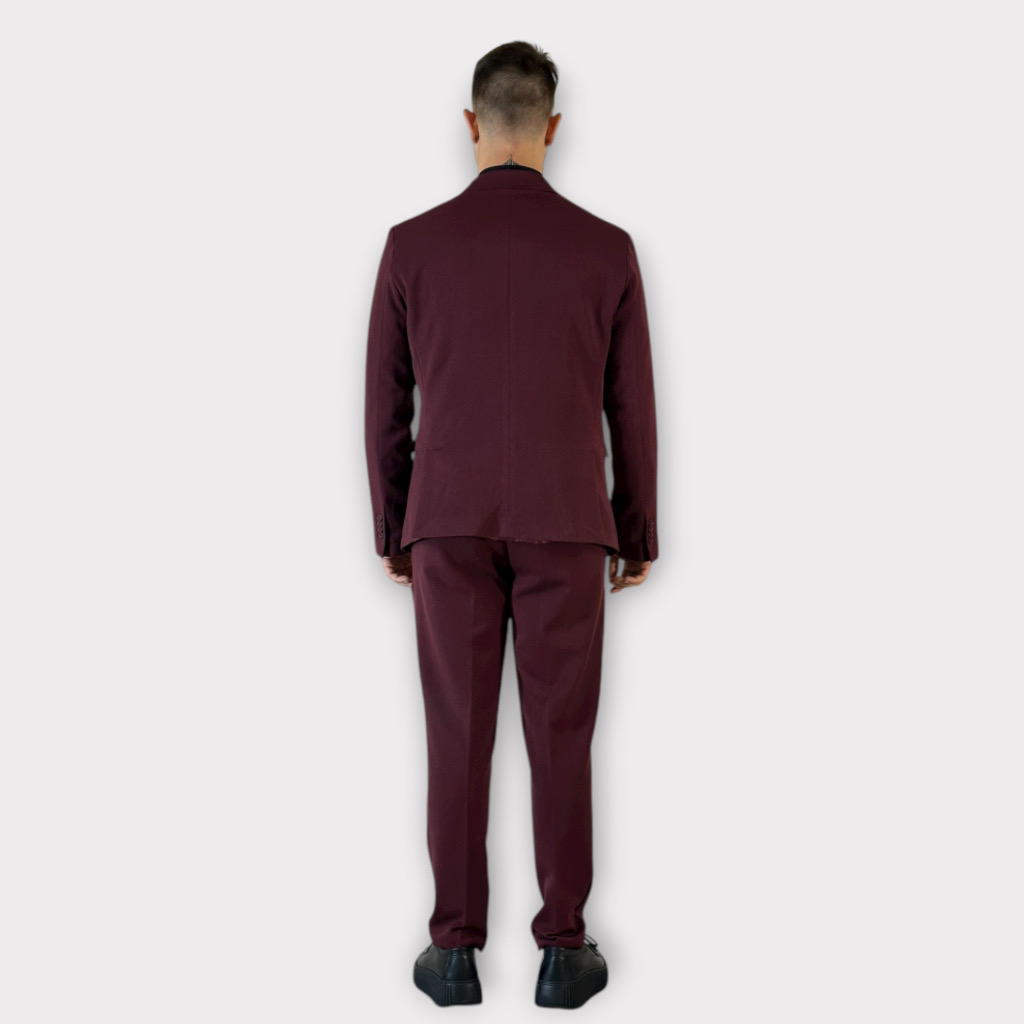 IMG 9995 Κοστούμι Regular Fit Bordo