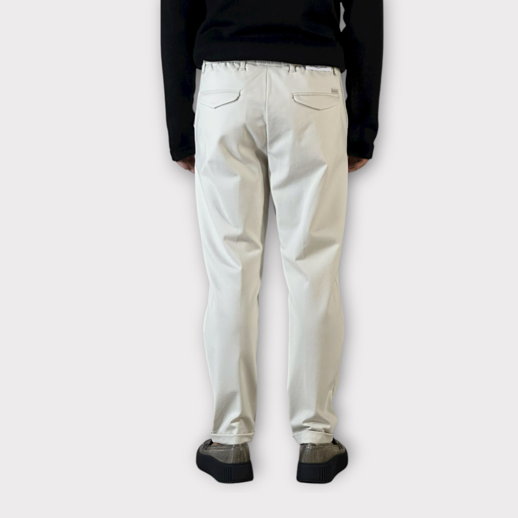 IMG 0087 Παντελόνι Comfort Fit Εκρου