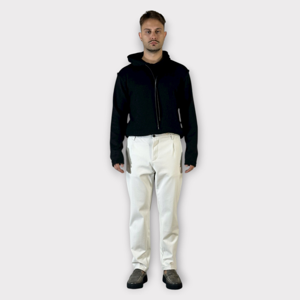IMG 0089 Παντελόνι Comfort Fit Εκρου
