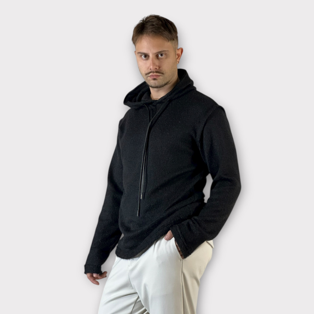 IMG 0090 Takeshy Kurosawa Hoodie Lanetta Nero
