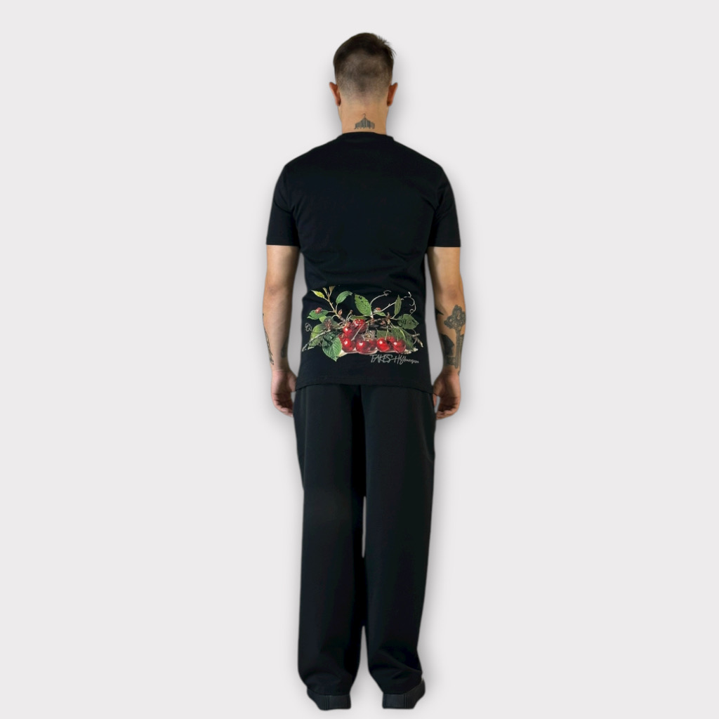 IMG 0162 Takeshy Kurosawa T-Shirt Cherries Nero