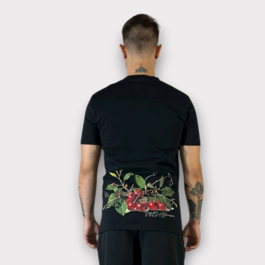 IMG 0163 Takeshy Kurosawa T-Shirt Cherries Nero