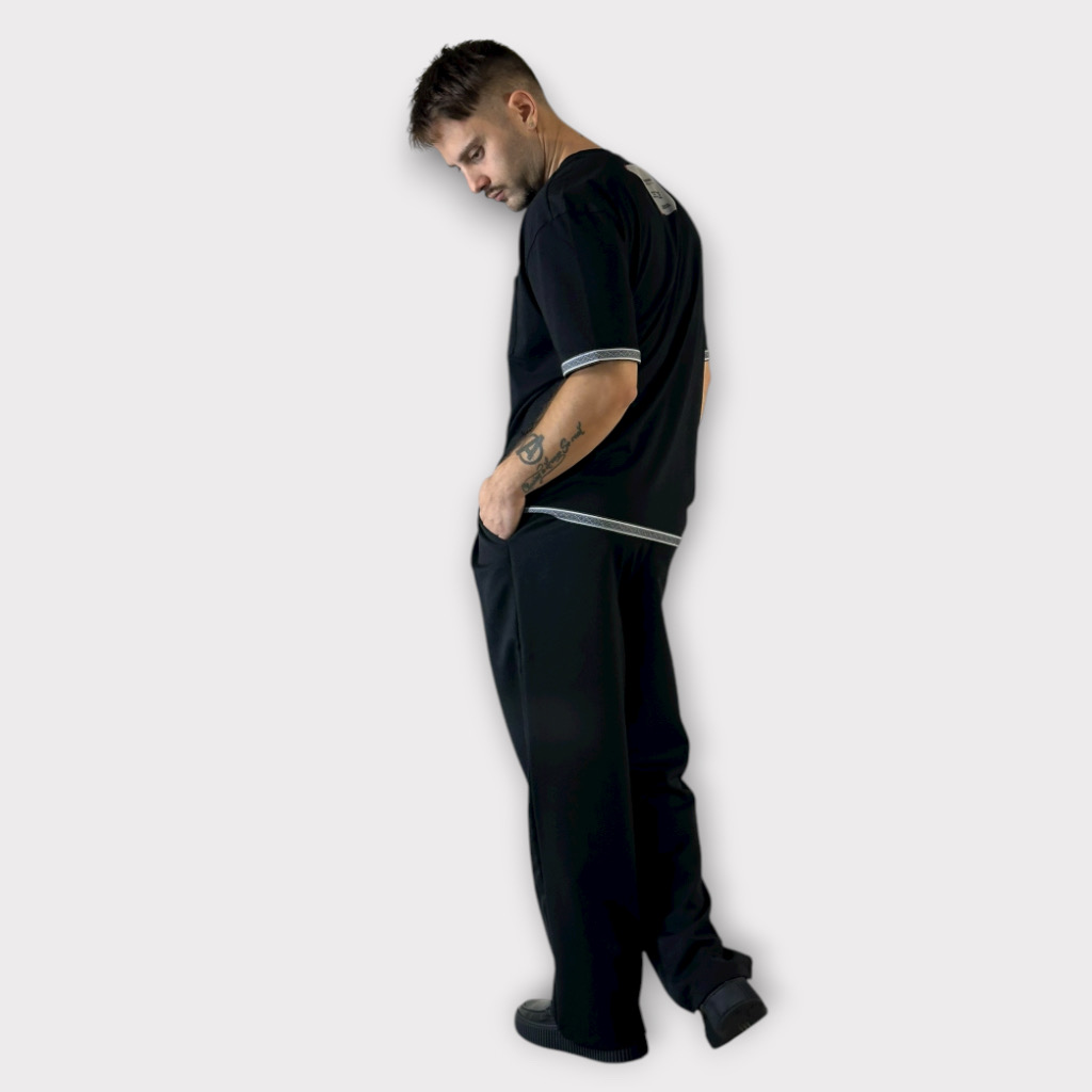 IMG 0182 Takeshy Kurosawa T- Shirt Taschino Con Nastro Nero