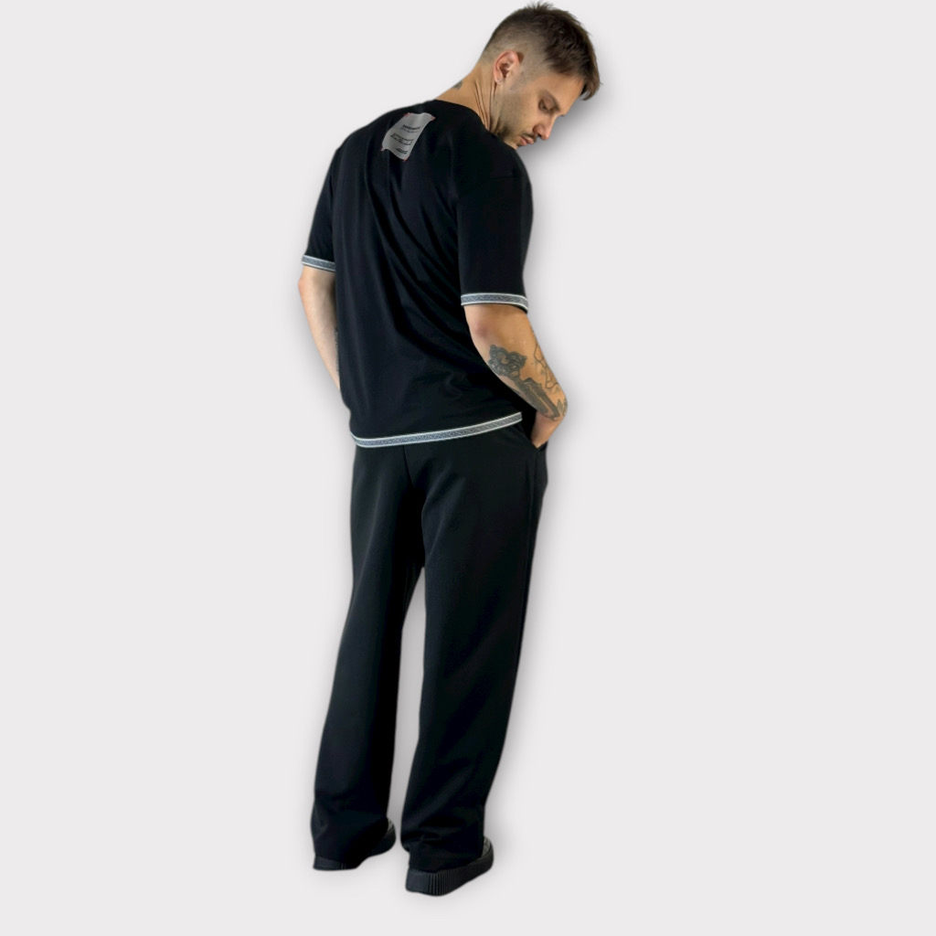 IMG 0183 Takeshy Kurosawa T- Shirt Taschino Con Nastro Nero
