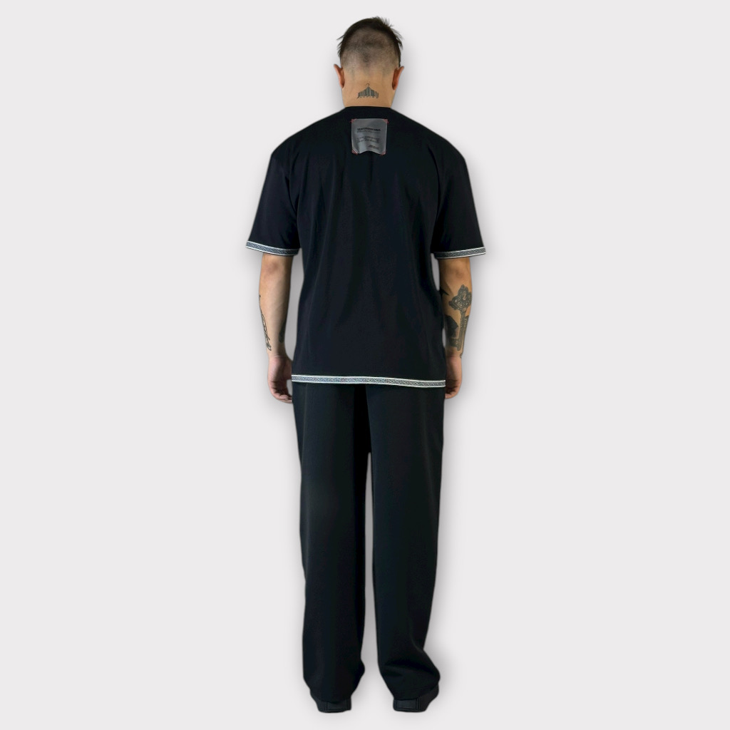 IMG 0187 Takeshy Kurosawa T- Shirt Taschino Con Nastro Nero