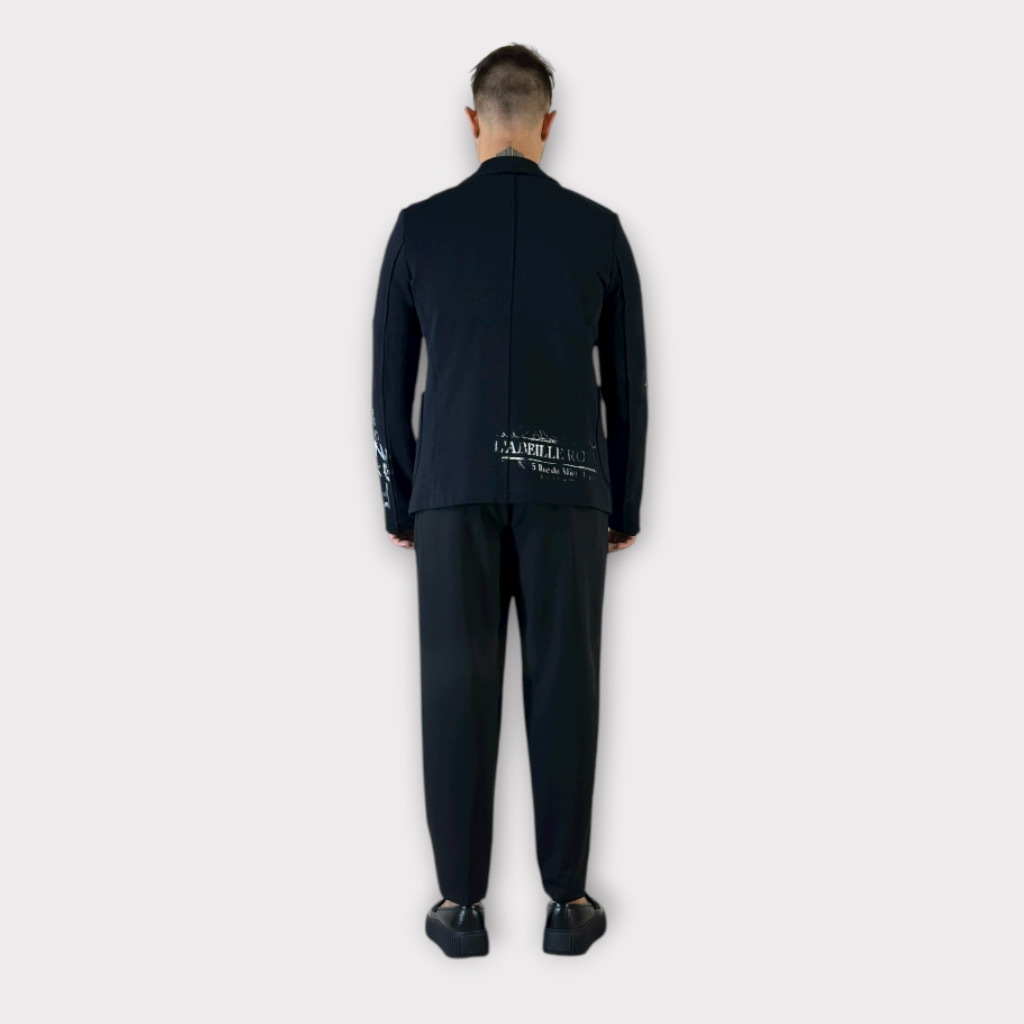 IMG 0202 Σακάκι ADR Felpa Multi Stampa Nero