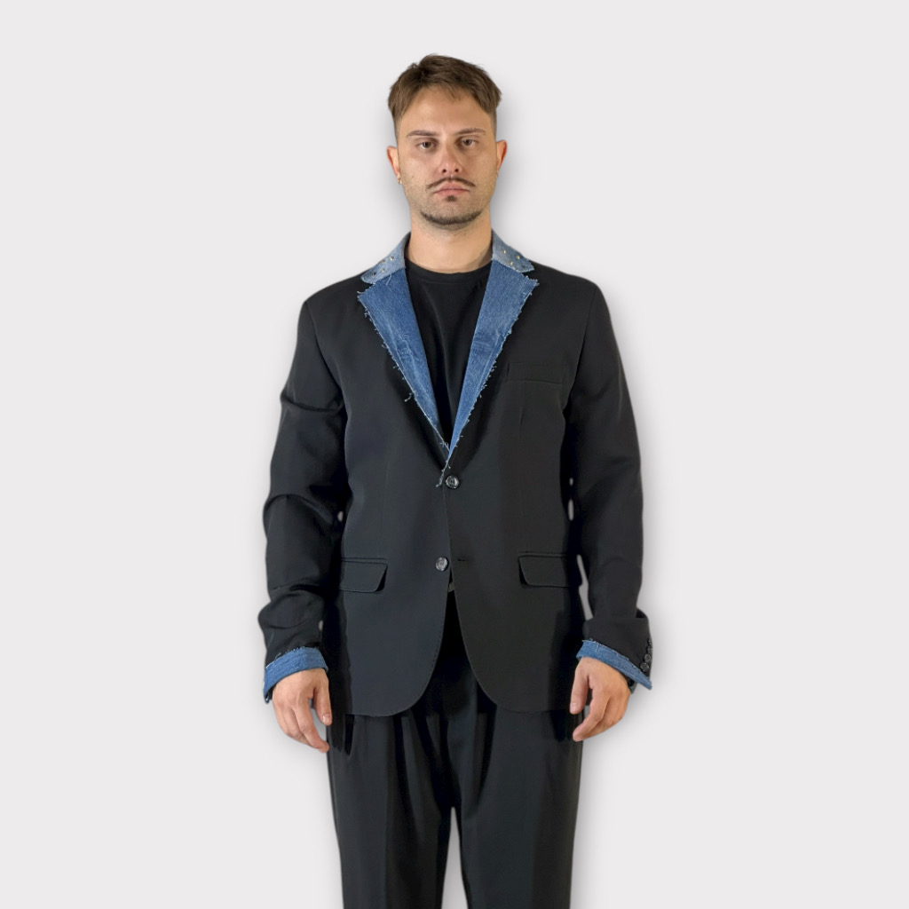 IMG 0221 Σακάκι ADR Με Γιακά Denim