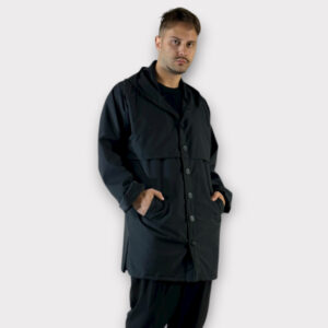 Takeshy Kurosawa Spolverino Con Cappuccio Nero