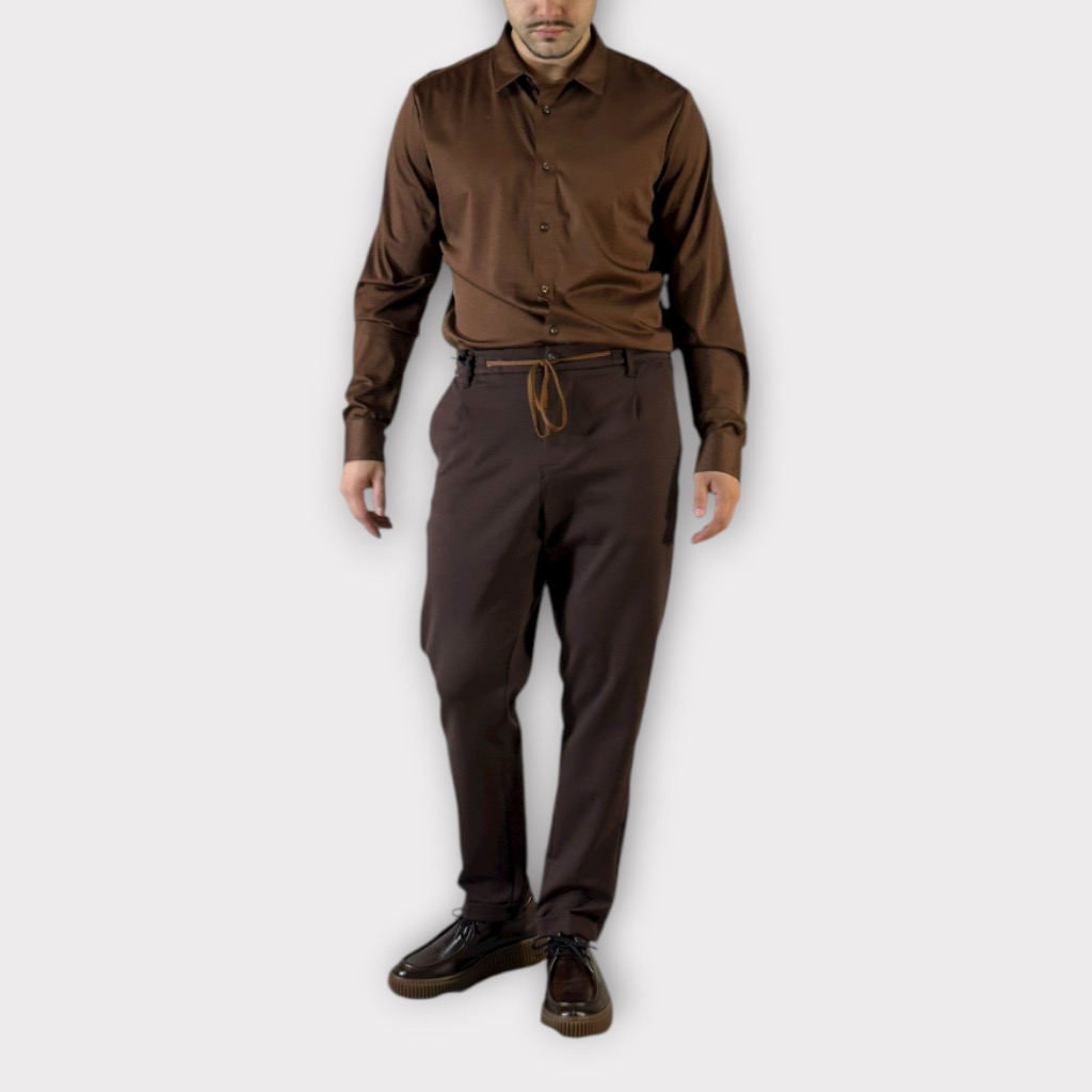 IMG 0301 Παντελόνι Comfort Fit Cacao