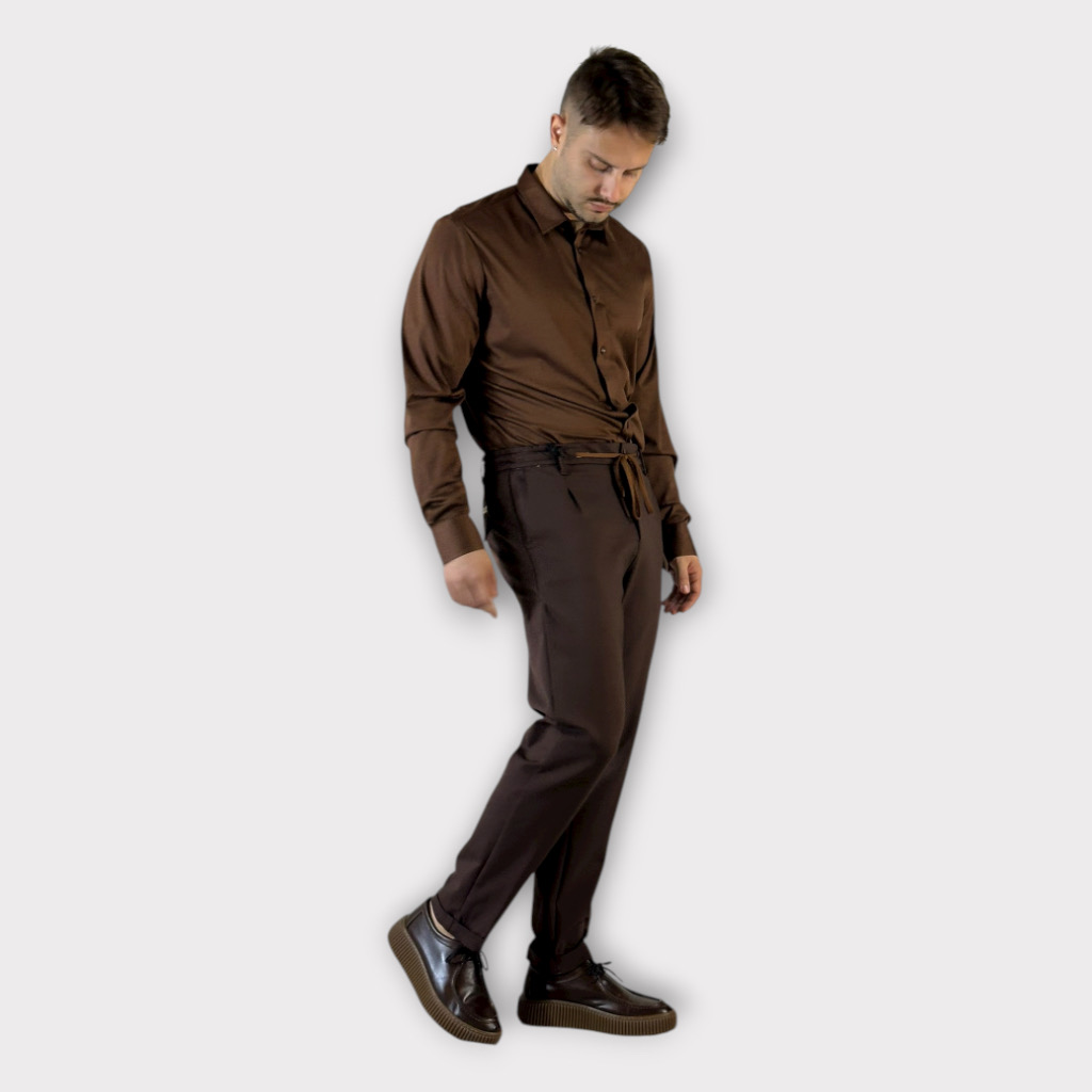IMG 0302 Παντελόνι Comfort Fit Cacao