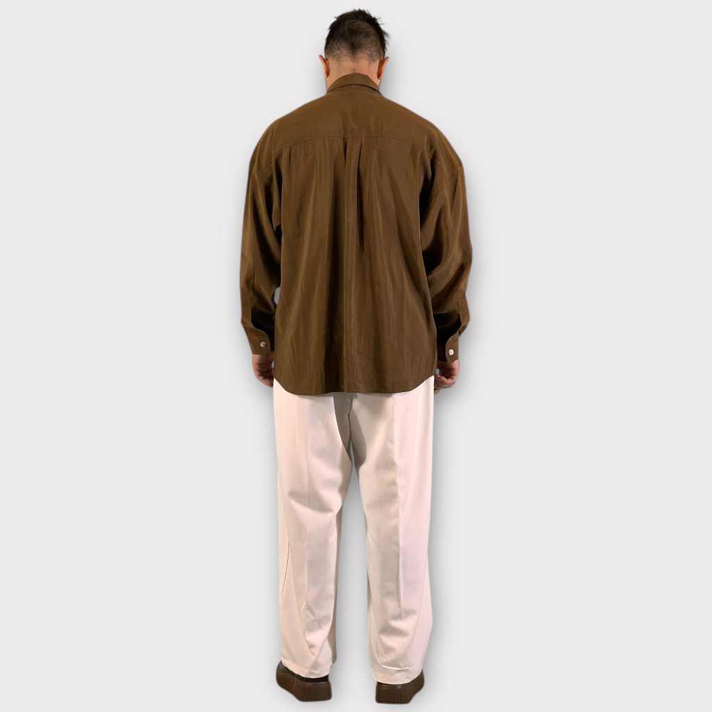 IMG 0676 Πουκάμισο Relaxed Fit Cacao